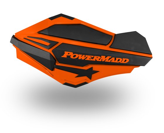 34405 POWERMADD sentinel handguards orange/black and orange/black handguards