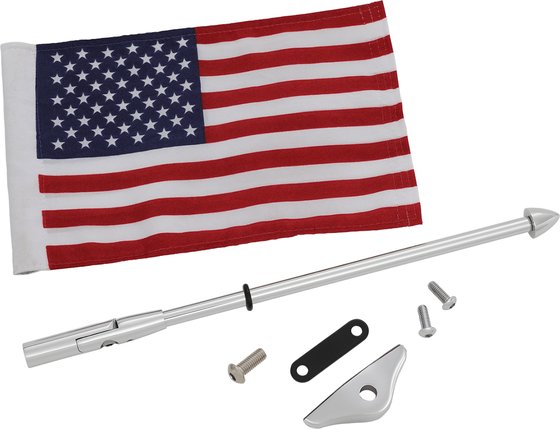 52-965 SHOW CHROME 18" flag pole for gl1800