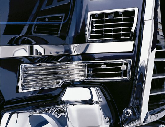 52-557 SHOW CHROME chrome hot air vents