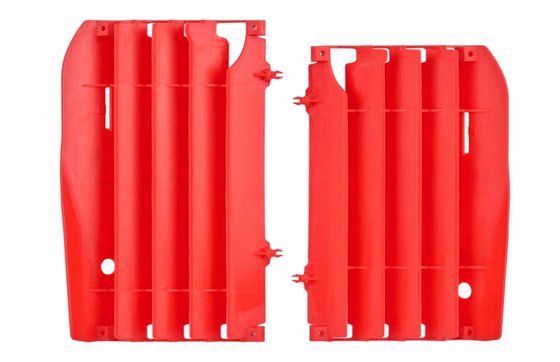 8456400002 POLISPORT radiator guards (red) for crf450 09-12