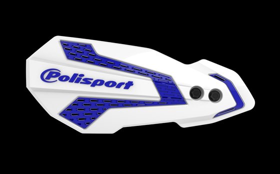 8308200016 POLISPORT mx flow handguards in white/blue