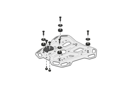 GPT.11.953.19000/B SW-MOTECH adventure rack for triumph tiger 900/gt/rally/pro