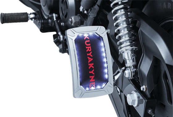 KURYAKYN curved side mount license plate holder