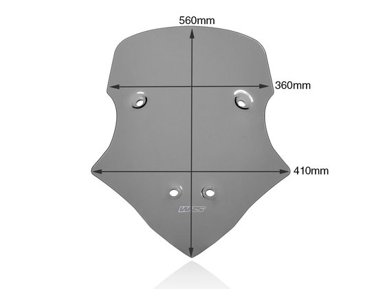 DU016F WRS capo multist v4 smoked windscreen