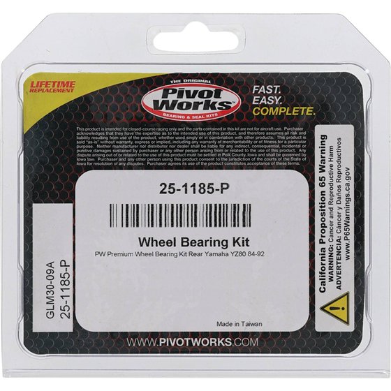 25-1185 All Balls wheel bearing kit rear