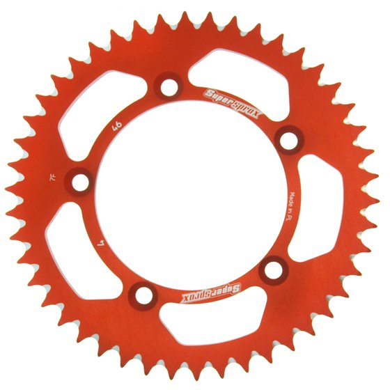 72101AO49 Supersprox supersprox alu rear sprocket ktm 60/65sx 97- orange 49