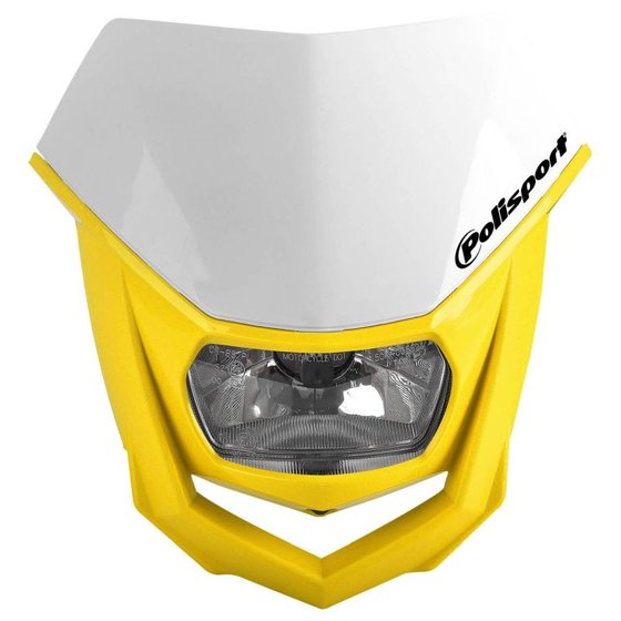 POLISPORT halogen headlight with yellow halo