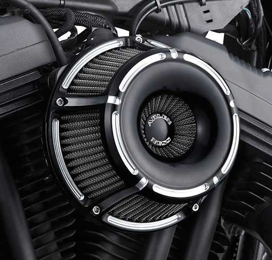 18-925 ARLEN NESS inverted big sucker slot track black air cleaner kit