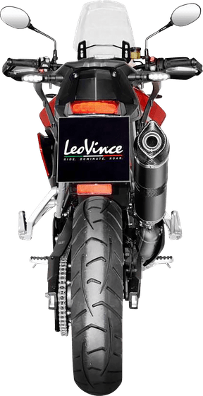 14352EB LEOVINCE lv one evo black edition slip-on muffler