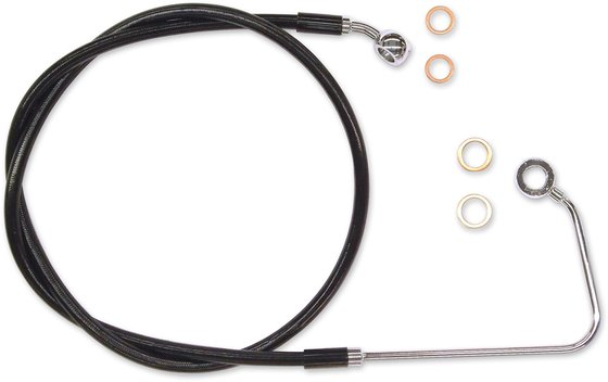 SBC1407-32 MAGNUM black upper front brake line kit