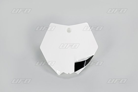 KT04041@047 UFO front number plate - white for ktm 85/105