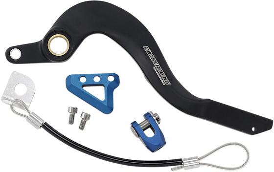 MOOSE RACING blue brake pedal for yamaha