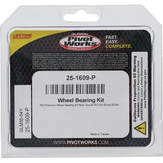 25-1609 All Balls wheel bearing kit rear