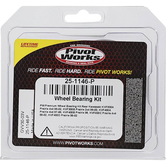 25-1146 All Balls wheel bearing kit rear