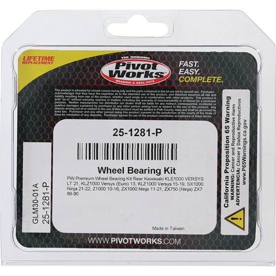 25-1281 All Balls wheel bearing kit rear