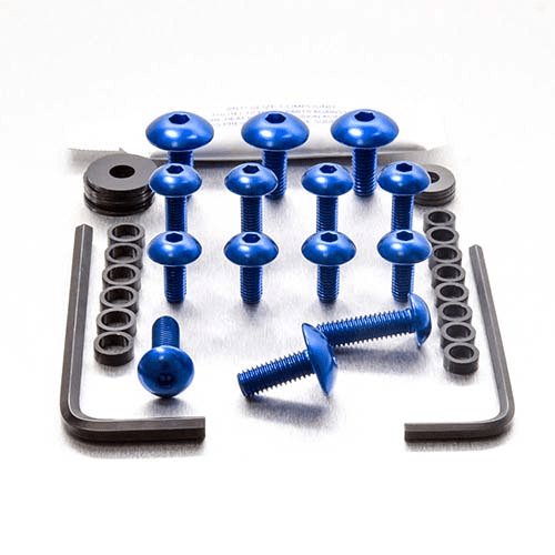 FKA301B PRO BOLT fairing bolt kit for kawasaki (blue)