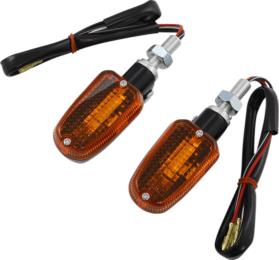 K&S TECHNOLOGIES aluminum marker light with amber lens and black body