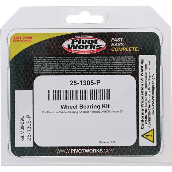 25-1305 All Balls wheel bearing kit rear