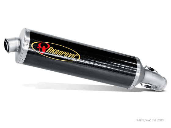 SS-B12SO1-HC AKRAPOVIC carbon slip-on muffler for k1200r/s