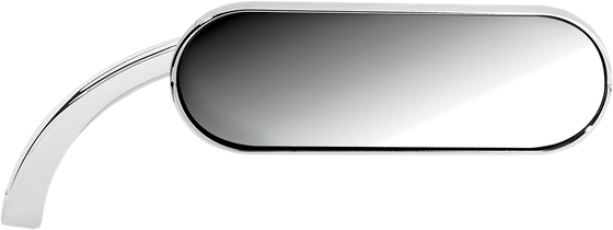 ARLEN NESS mini oval micro chrome left mirror