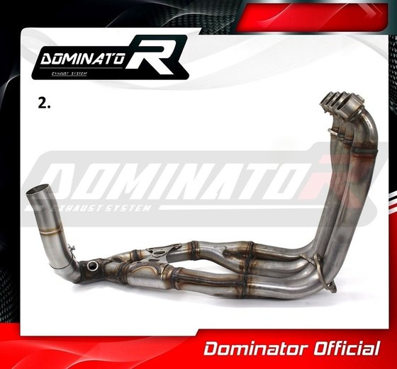 HO066D Dominator exhaust cat eliminator decat