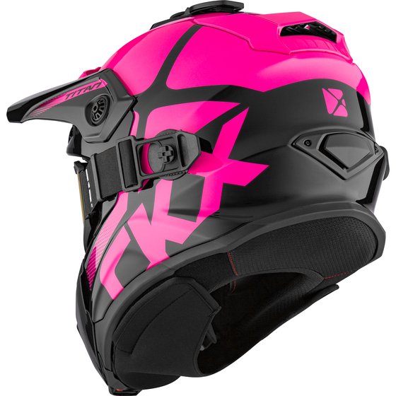 CKX hjälm + goggles titan polar pink