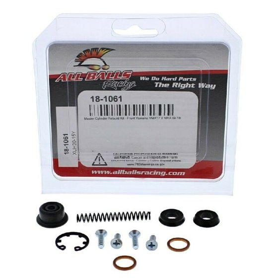 18-1061 All Balls master cylinder rebuild kit - front