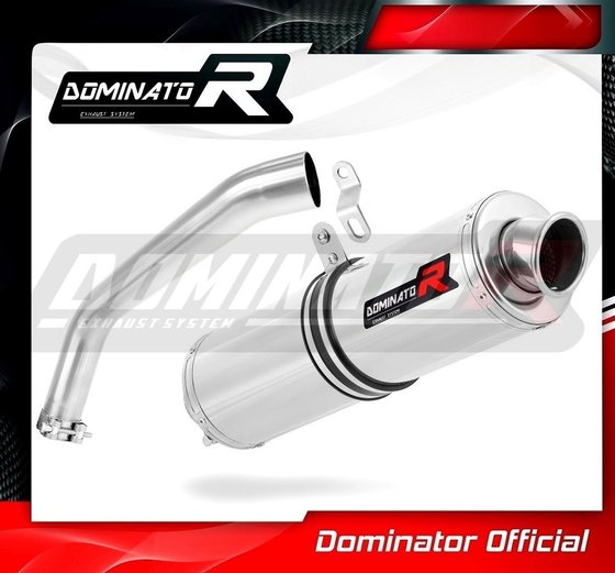 YA071DST-S Dominator exhaust silencer round