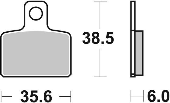 6568030 DOPPLER sbs brakepads ceramic