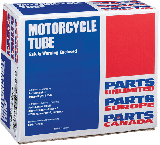 PARTS UNLIMITED standard butyl tube for 2.75/3.00 90/90-21 tires