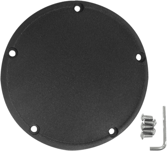 33-0054WB DRAG SPECIALTIES wrinkle black derby cover for twin cam