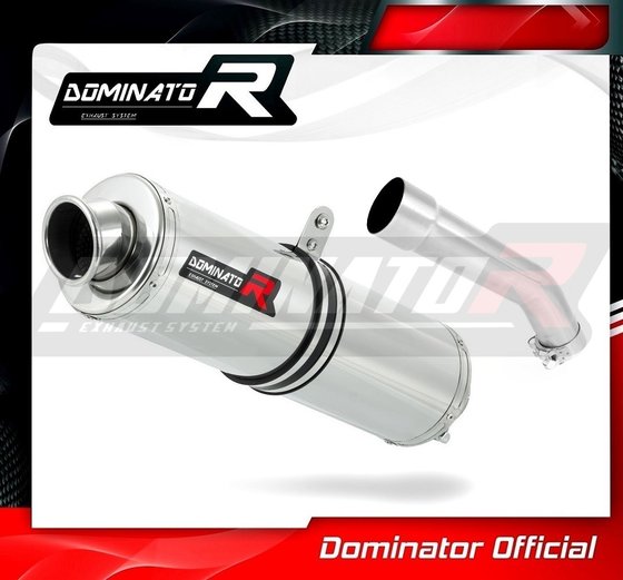 KA006DST-S Dominator exhaust silencer round