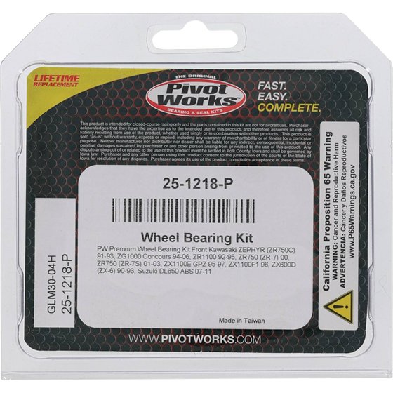 25-1218 All Balls wheel bearing kit front