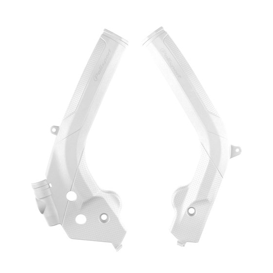 8466600003 POLISPORT frameguard for ktm and sxf 16-18 in white