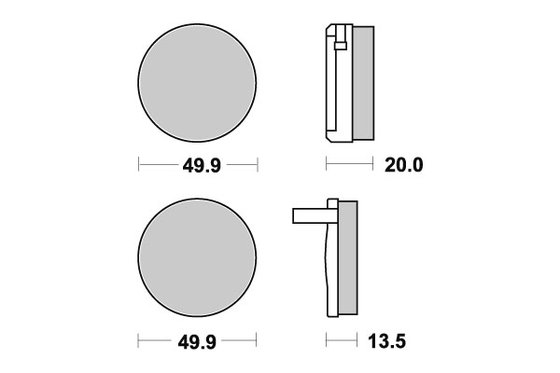 6565020 DOPPLER sbs brakepads ceramic