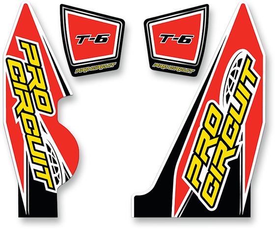 PRO CIRCUIT t-6 exhaust sticker kit