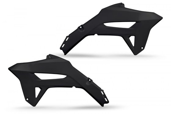 HO05605#001 UFO black radiator covers for crf 450