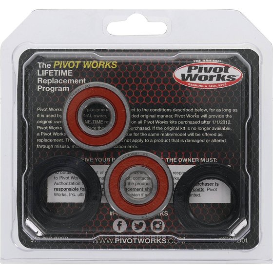 25-1172 All Balls wheel bearing kit front