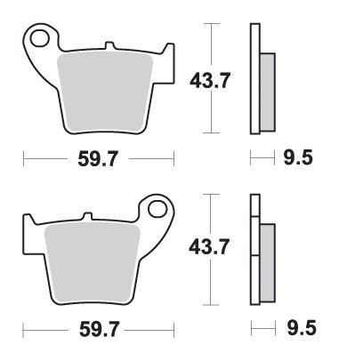 777RSI SBS brakepads racing sintered