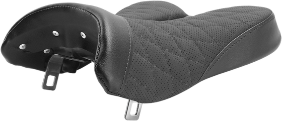 0810-S063 SADDLEMEN track lattice stitch seat