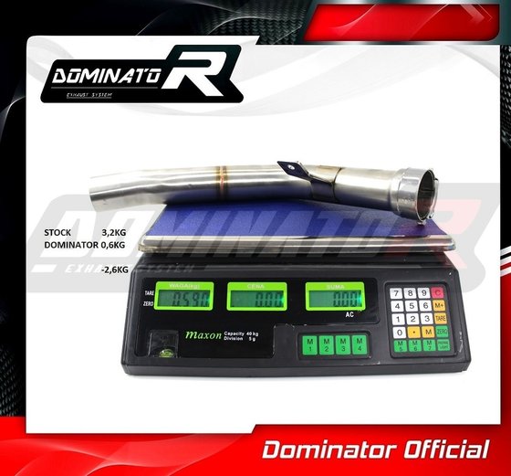 SU059D Dominator exhaust cat eliminator decat