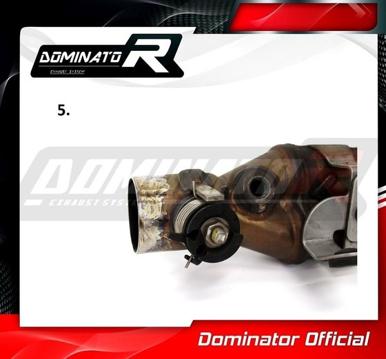 SU059D Dominator exhaust cat eliminator decat