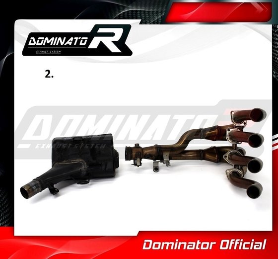 SU059D Dominator exhaust cat eliminator decat