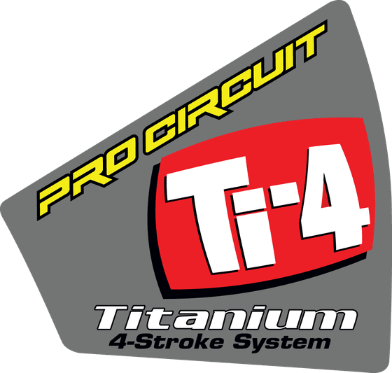 PRO CIRCUIT ti-4 end cap decal