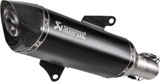 S-H3SO8-HRSSBL AKRAPOVIC slip-on line muffler with carbon end cap