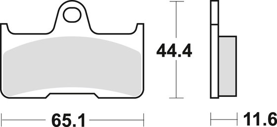 MCB756SI TRW sintered metal offroad brake pad