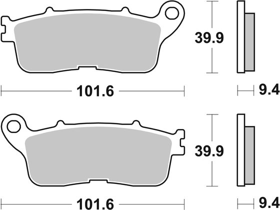 892LS SBS brakepads sintered rear