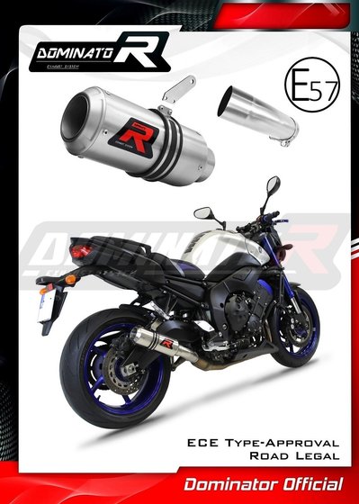 YA021DC-H Dominator homologated exhaust silencer gp