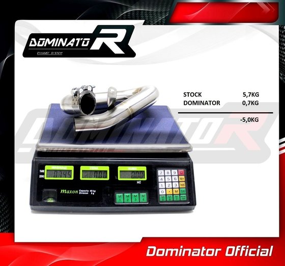 HO080D Dominator exhaust cat eliminator decat