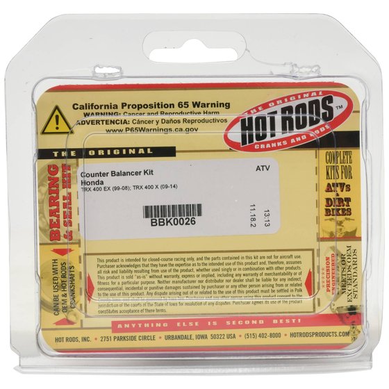 BBK0026 Hot Rods counter balancer kit